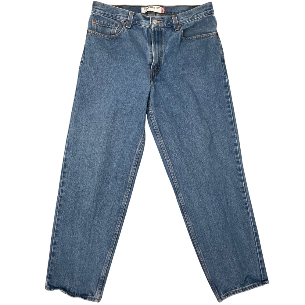 Levi's 560 Loose Fit Jeans Mens 34 Blue Baggy Tapered 90s USA VTG